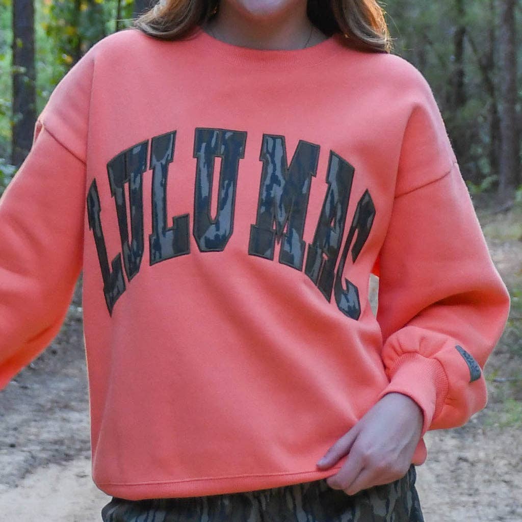LM-SW-1010 Orange w/ Mossy Oak Bottomland: Orange / Large