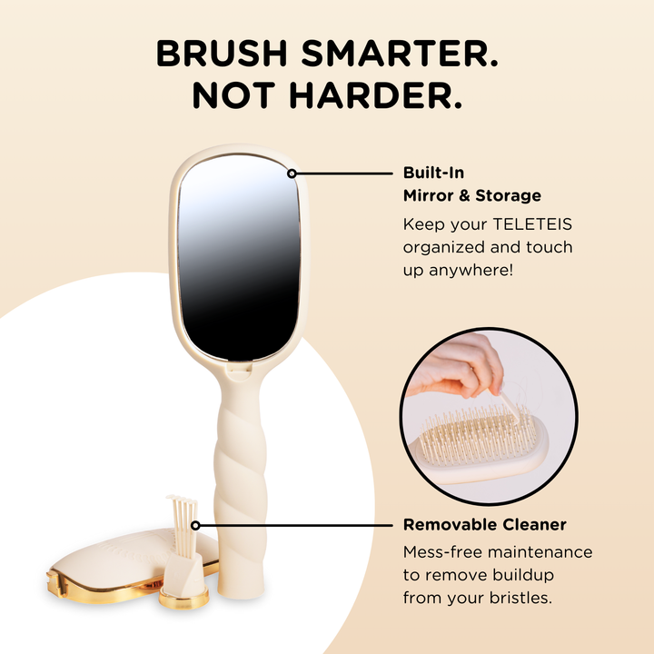 Detangler Hair Brush for Fine Hair - Tan
