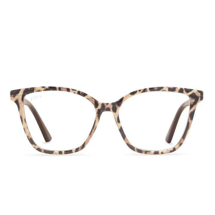 Leah Leopard Tortoise + Blue Light Readers +1.25