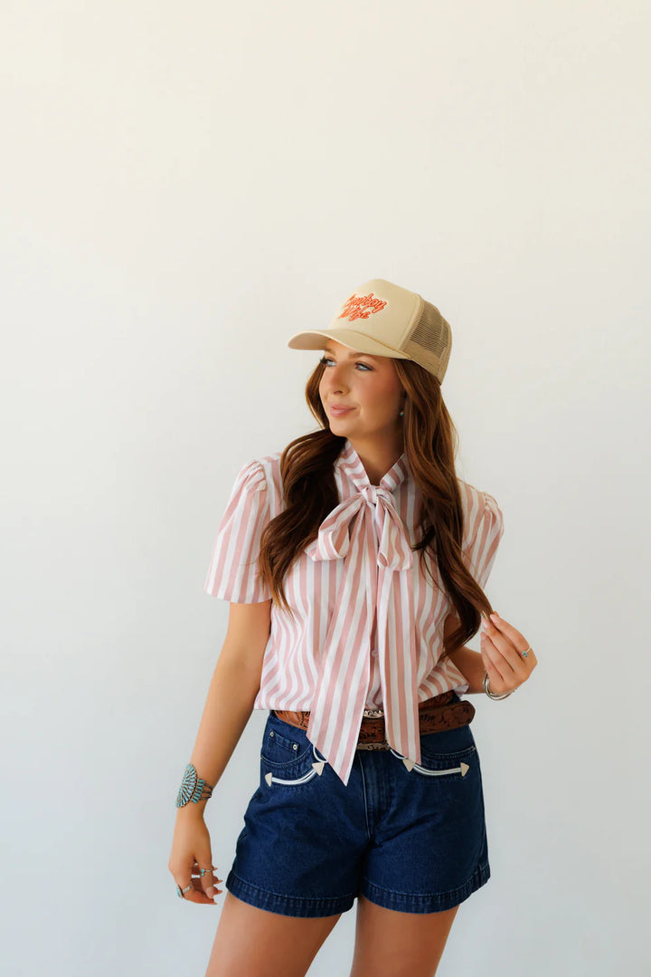 Mauve Stripe Shirt