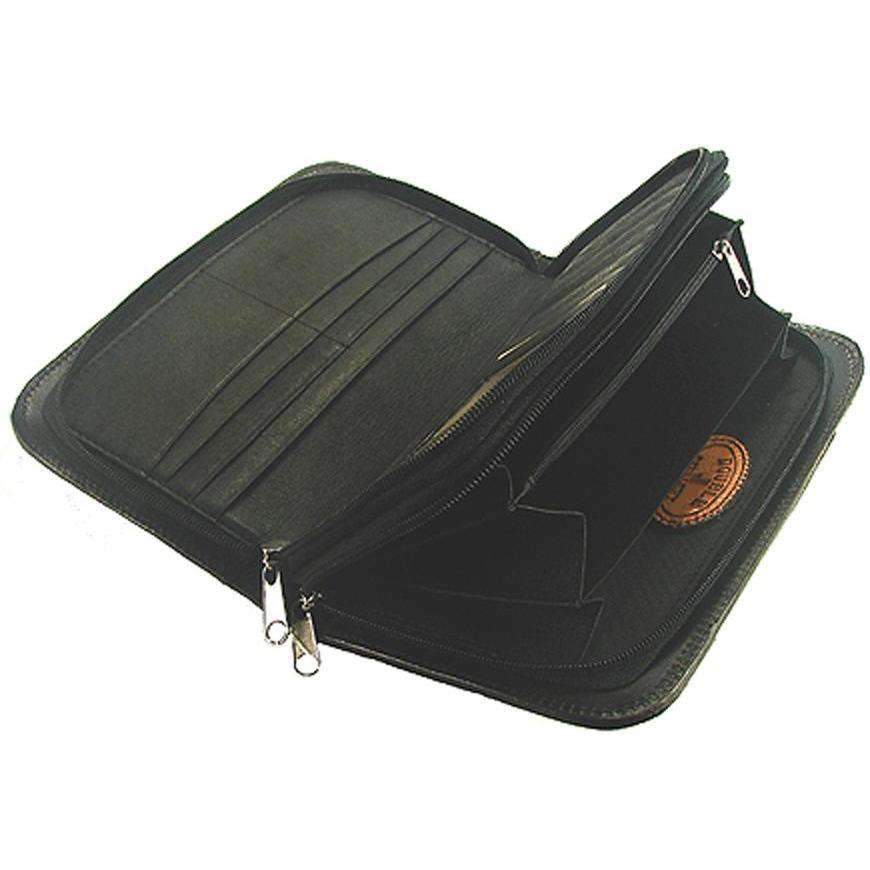 Sunflower Tooled Clutch Organizer