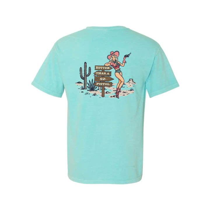 $2 Pistol Country Western Cowgirl Tee