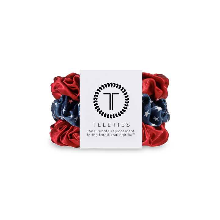 Silk Hair Scrunchie | Large | Independence Bae