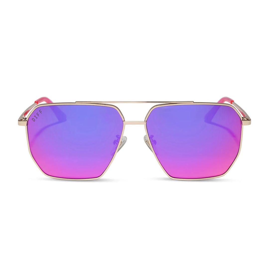 Berkely Gold Pink Rush Mirror