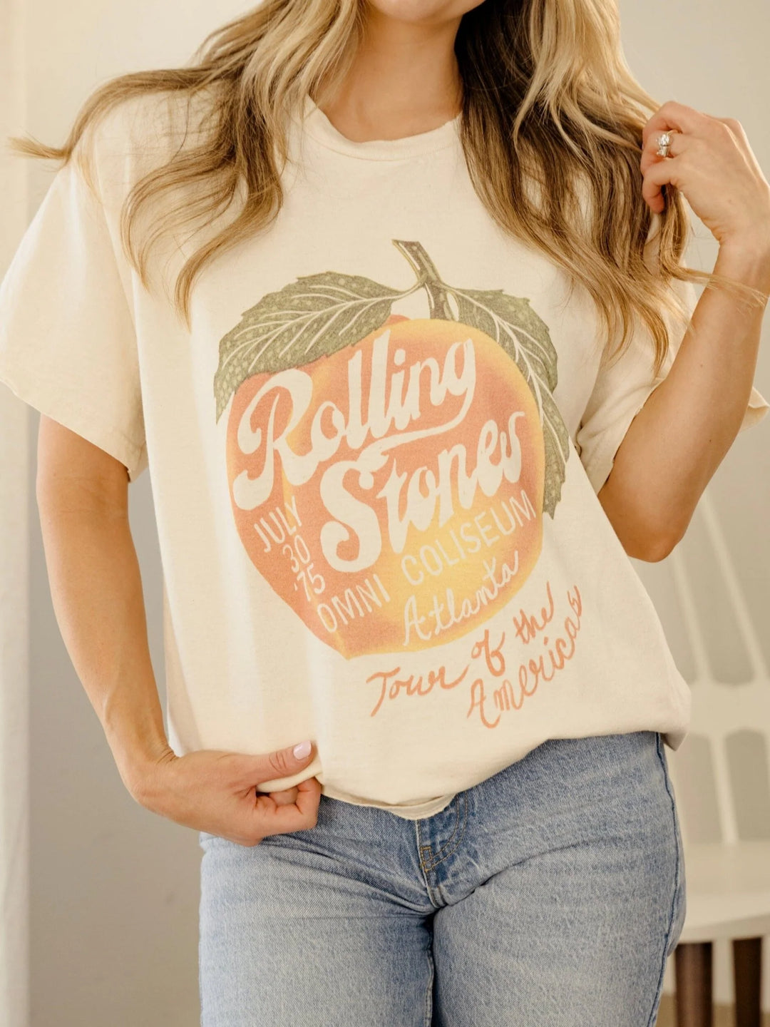 Rolling stones Off White Tee